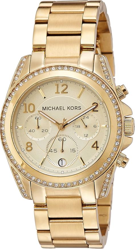 reloj michael kors dorado mujer|michael kors watches female.